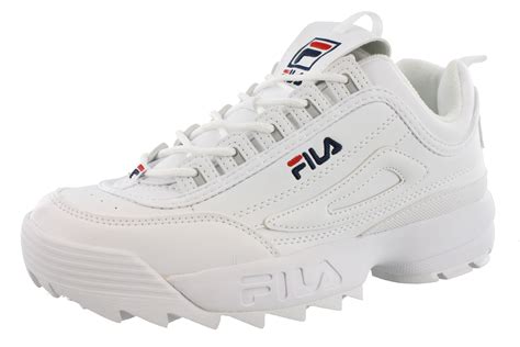 white chunky filas